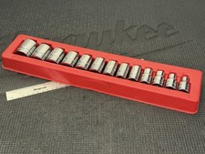 Snap-on 13pc 12 Drive 6pt Sae Shallow Socket Set -1 Usa - 313twya