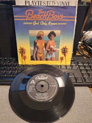 BEACH BOYS GOD ONLY KNOWS / IN MY ROOM CAPITOL DEMO PROMO VINYL VG++7'' 45 SINGLE