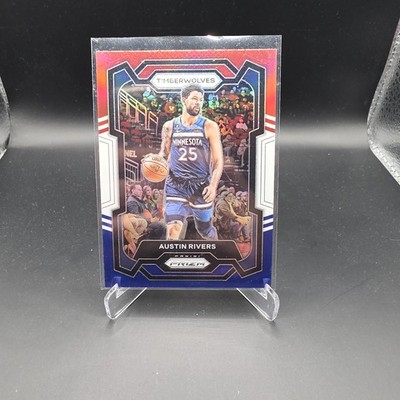 2023-24 Panini Prizm - AUSTIN RIVERS #278 - Red White And Blue Prizm - T'Wolves