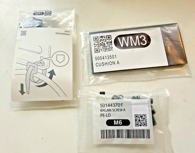 Cable Straps (WT1)/Cushions (WM3)/Screws (x4) for Sony TV Wall Mount Bracket Nov