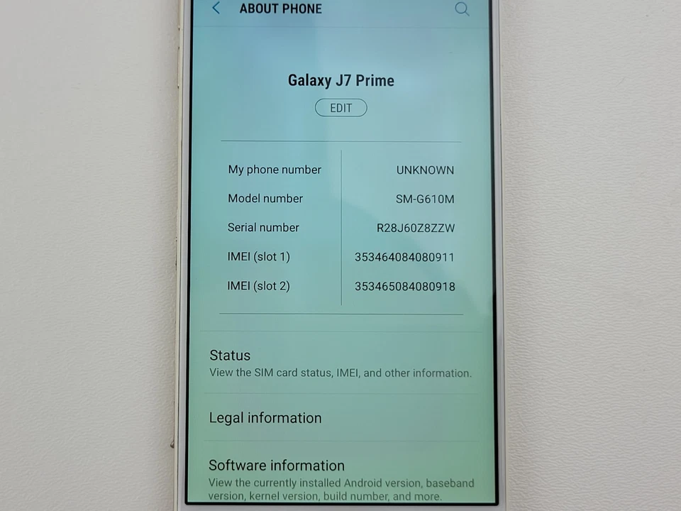 Samsung Galaxy J7 Prime (SM-G610M/DS) 16GB (GSM Unlocked) Dual SIM - SMALL ISSUE - Image 3 of 4