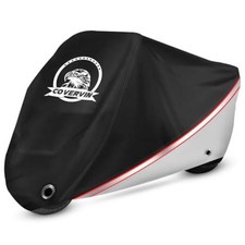 Motorcycle Cover Waterproof for Touring Models,104"- XXL-104 inch Silver