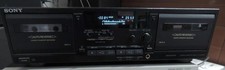 Sony Dual Cassette Auto Reverse Stereo Tape Deck TC-WR535 Tested Working Nice
