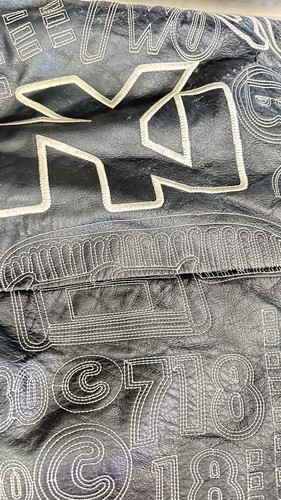 Desert Well New York City Themed Hooded Lined Black Size 4x Genuine Leather Jets - Picture 10 of 10