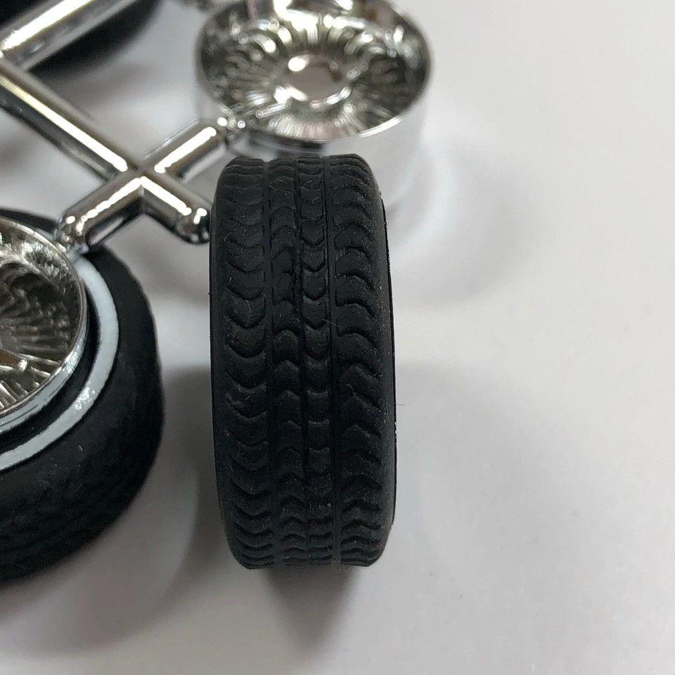 Hoppin Hydros 1/24 1/25 Chrome MC Rims w/ Whitewall Tires 510 | eBay