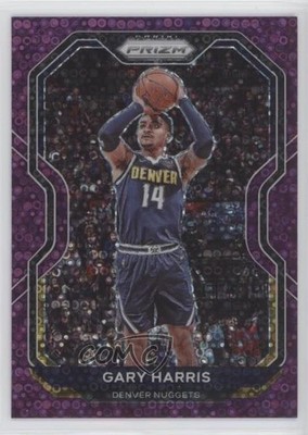 2020-21 Panini Prizm Fast Break Purple Prizm 10/75 Gary Harris #16 a3q