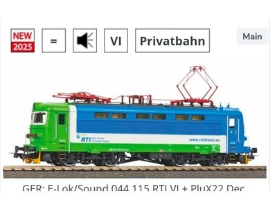 Piko Rh 242 RTI Electric Locomotive 97417 HO Scale DCC Sound