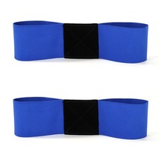 2pcs Golf Swing Arm Band, Elastic Correcting 35x7cm/13.78x2.76", Blue