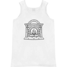 'Cosy Fireplace' Adult Vest / Tank Top AV063328