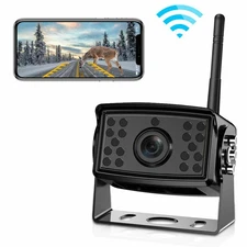 Wireless Wifi 1080p Backup Camera IR Night Vision Waterproof for Truck Caravan