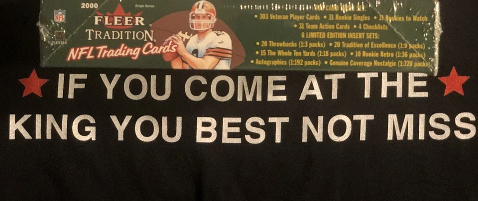 ™ 2000 Fleer TRADiTiON🏈23 Pk FootBall Box SEALED, Tom BRADY RooKiE AUTO #'d/50 - Image 3 of 4