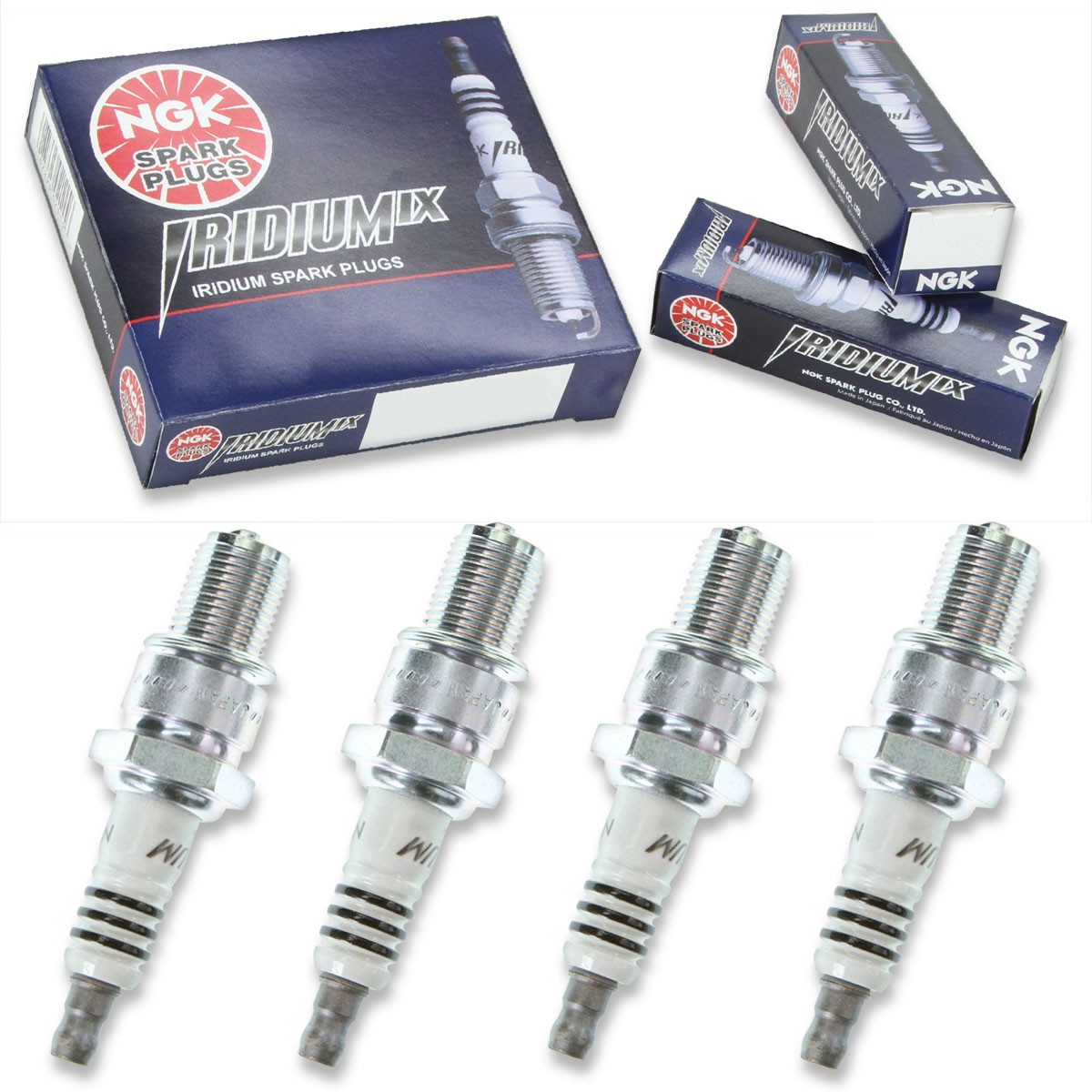 4pcs 02-03 Ski-Doo Legend 600 Sport NGK Iridium IX Spark Plugs 598cc 36ci hy