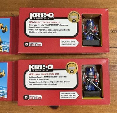 KRE-O Create it Transformers Hasbro 2 Optimus Prime Mini Figures Exclusive