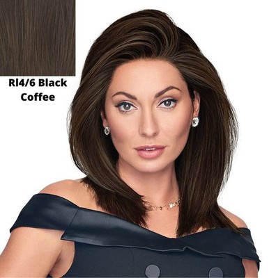 Raquel Welch WELL PLAYED Long Layered Wavy 12'' Wig RL4/6 Black Coffee Hairuwear