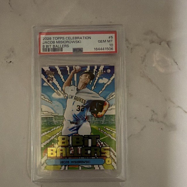2026 Topps Celebration 8-Bit Ballers Jacob Misiorowski 88-5 PSA 10 #164441506