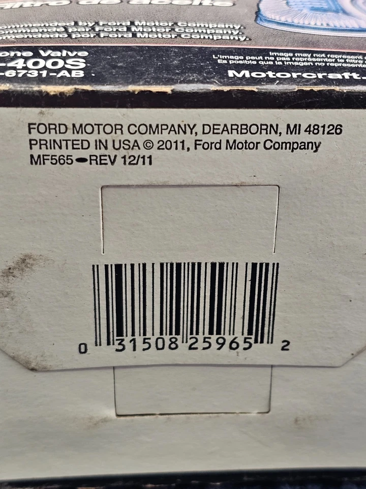(CANTIDAD 2) Motorcraft FL-400S: filtro de aceite de motor para Ford F-150 2006 y Freestar Foto 2 de 4