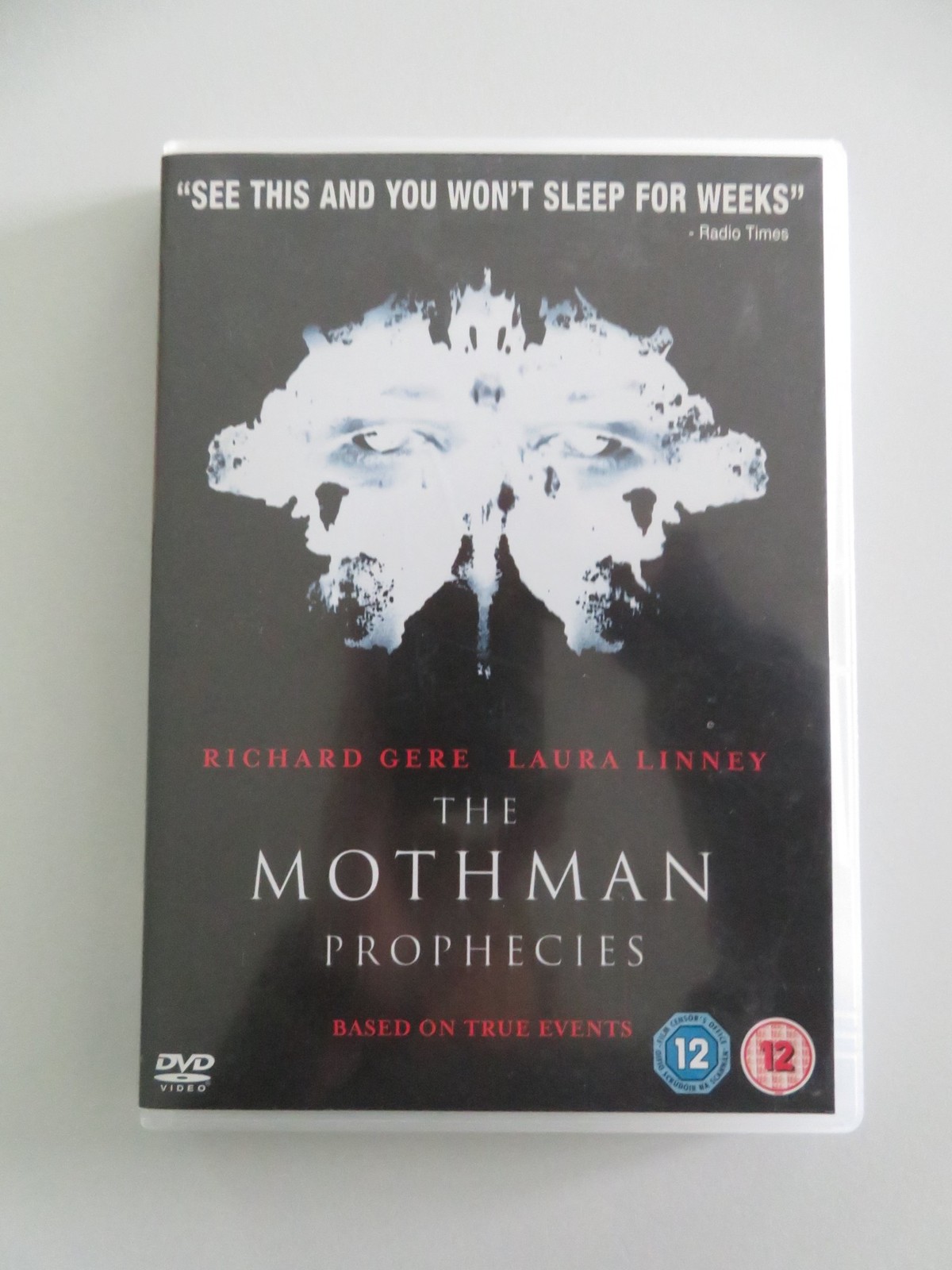 The Mothman Prophecies (DVD) Richard Gere David Eigenberg 2002 Region 2