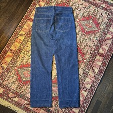 Vintage Levi's 501xx Selvedge Jeans Mens 30X30 Made In USA Dark Wash button fly 