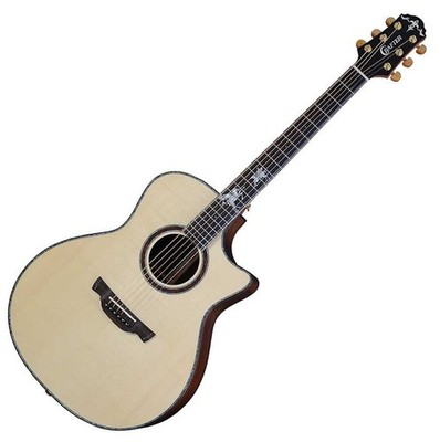 Crafter KPG-036 SR PREMIUM GA Acoustic Guitar Pegasus Inlay Top & Back Solid