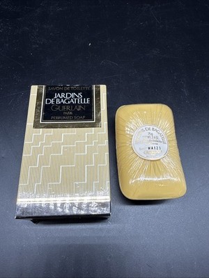 Vintage Guerlain Jardins de Bagatelle Perfumed Soap   75g   Sealed
