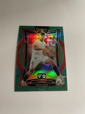 2024-25 Panini Select La Liga Terrace Green Prizm Kike Salas Rookie #d 5/5