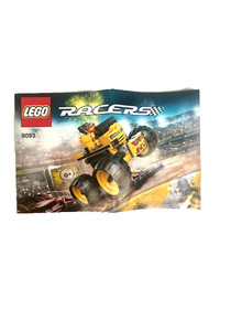 SET of 2 LEGO Racers: Nitro Predator (9095) and Bone Cruncher (9093) COMPLETE