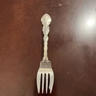 Gorham Strasbourg Sterling Silver Salad Dessert Fork No Mono