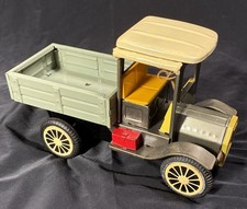 Vintage Japan Tin Model T Pickup Cargo Truck Friction Toy Rare
