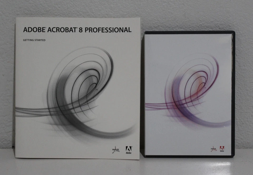 Adobe Acrobat 8 Professional installation CD Open Box with Product Key - Image 3 of 4
