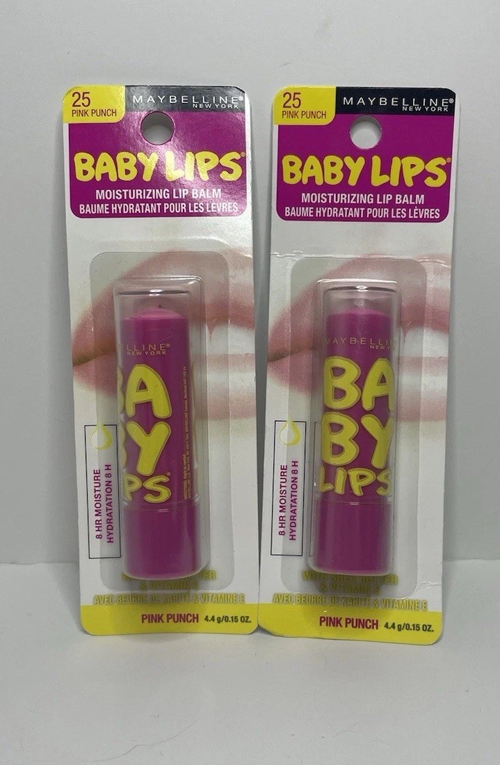 2x Maybelline Baby Lips Pink Punch – Discontinued, Brand New! | eBay