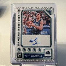 2023-24 Donruss Optic Wally Szczerbiak Signature Series Auto SS-SZC