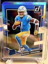 2023 Donruss Quentin Johnston #353 Press Proof Silver Die Cut #/75 Chargers