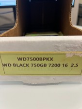 WD Black WD7500BPKX 750GB 7200RPM 2.5" SATA III Laptop Hard Drive HDD