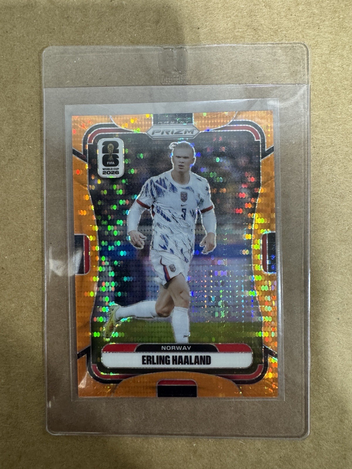 2026 Panini Prizm FIFA World Cup Erling Haaland Orange /99