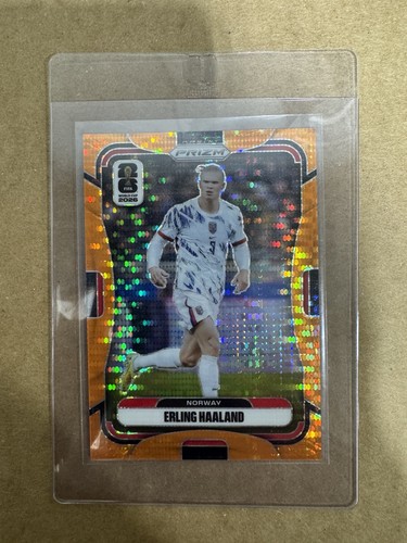 2026 Panini Prizm FIFA World Cup Erling Haaland Orange /99
