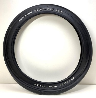 NEW Schwinn Krate STINGRAY SLIK raised WHITE LETTER wall TIRE 20 x 2.125 w/ TUBE