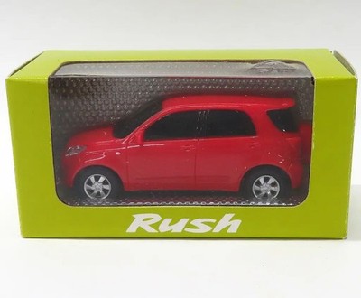 Toyota Rush Red Pullback Mini Car Dealer Promo Toy Vehicle Used