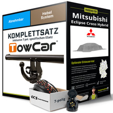 Anhängerkupplung abnehmbar für MITSUBISHI Eclipse Cross Hybrid +E-Satz NEU kpl.