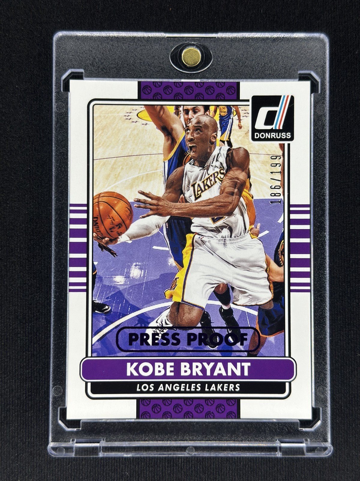 KOBE BRYANT 2014-15 Panini Donruss #45 Silver Press Proof /199 Lakers