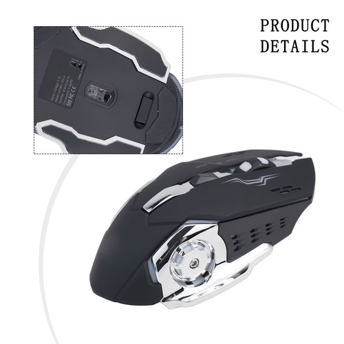 Kabellos Wiederaufladbar Gaming -Maus Kabellos Wiederaufladbar Kompatibilität - Bild 12 von 27