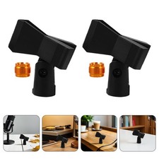  5pcs Microphone Clip - 15-46mm Wireless Radio Microphone Holder Clamp With