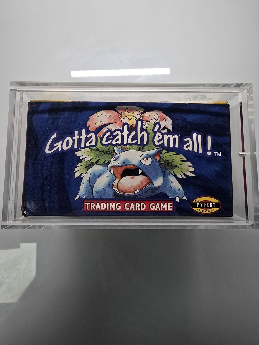 Pokémon 1st Edition Base Set Booster Box EMPTY Shadowless 1999