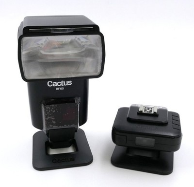 CACTUS RF60 SPEEDLIGHT, BLITZGERÄT MIT WIRELESS TRANSCEIVER V6, UNBENUTZT