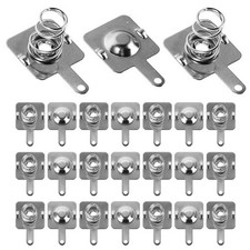 30 Sets Battery Spring Plates - Replacement AA Batteries Terminal - Negative to