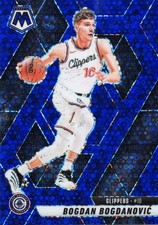 2024-25 Panini Mosaic Bogdan Bogdanovic #138 Fast Break Blue Prizm /85 Clippers