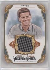 2022 Topps Allen & Ginter Relics B Field Yates #AGRB-FY ms9