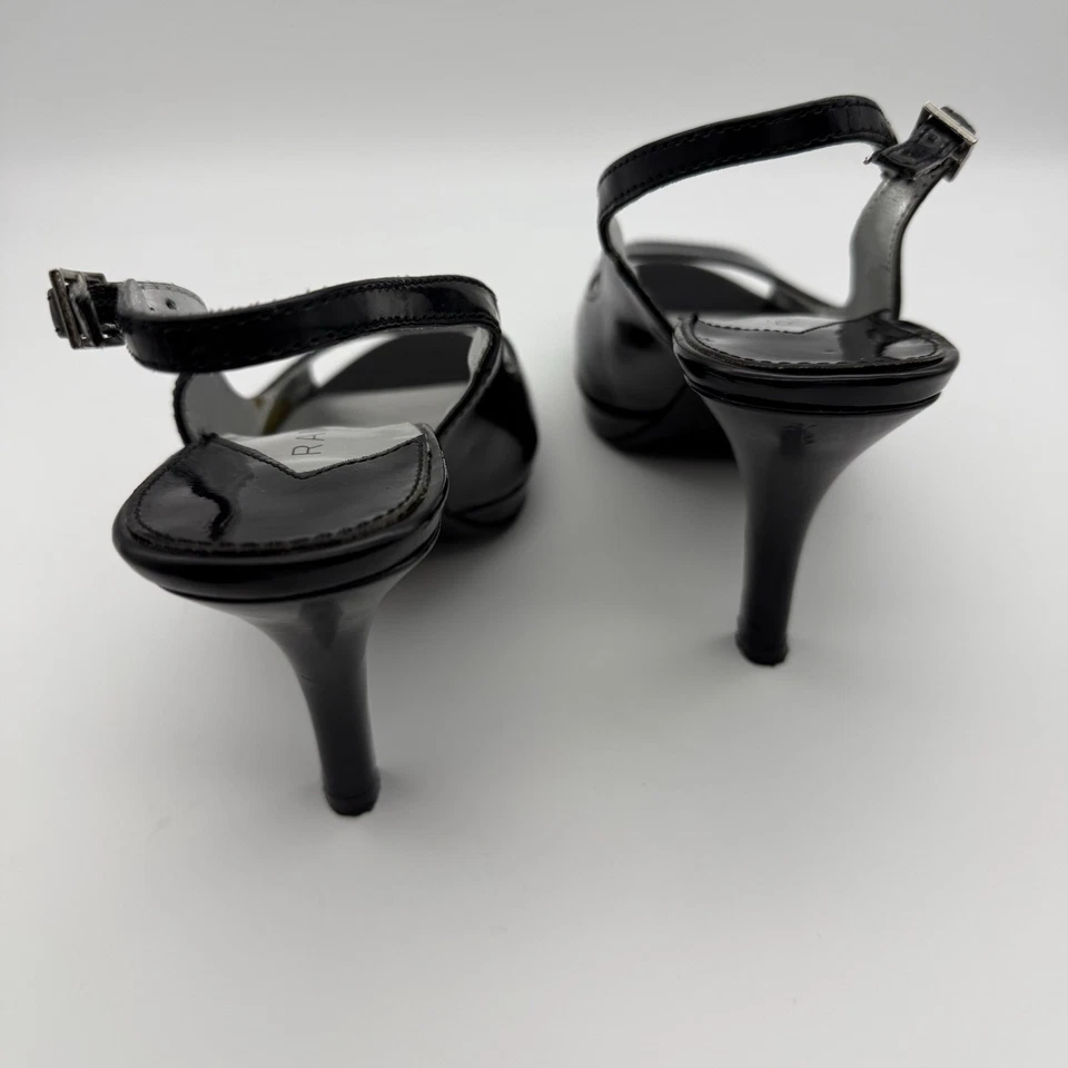 ZAPATOS NEGROS RAMPAGE FABIANA WM TALLA 7,5 M HONDA PUNTA ABIERTA Foto 4 de 4