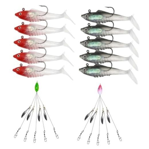 fish umbrella lure 9er's Lures 6 Arm Tube or Shad Rig the Divine Umbrella Rig is designed to perform and built to last. Strike King Squadron Umbrella Rig