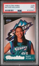 1999 Ultra WNBA Natalie Williams RC PSA 9 Las Vegas Aces Utah Starzz HOF LOW POP