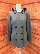Jason Kole Gray Wool Blend Coat Size Medium Tca